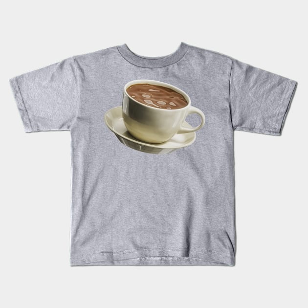 cup of coffee Kids T-Shirt by Nahlaborne